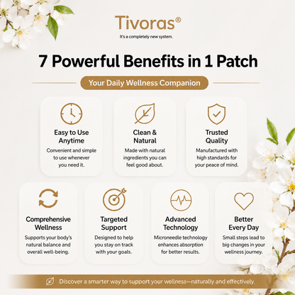 Tivoras® 𝑁𝑎𝑛𝑜 𝘔𝘪𝘤𝘳𝘰𝘯𝘦𝘦𝘥𝘭𝘦 𝖯𝚊𝗍𝖼𝗁